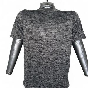 Unbranded Men's Grey and Black T-shirt